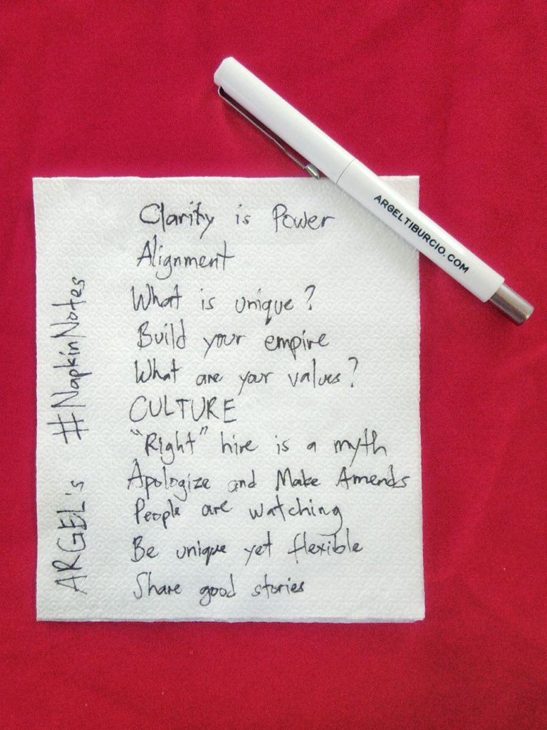 #NapkinNotes