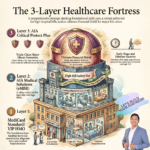 3 Layer Healthcare Fortress Infographic
